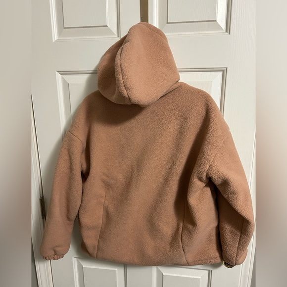 *Bundle Only! Fabletics Lotta Sherpa Half Zip Cozy Pullover Pink Peach Medium - Picture 6 of 7